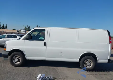 2019 Chevrolet Express 2500 Work Van from USA, damaged, VIN 1GCWGAFP3K1361607